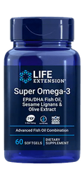 Super Omega-3 EPA/DHA Fish Oil, Sesame Lignans & Olive Extract